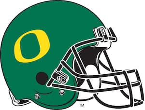 Oregon Ducks helmet